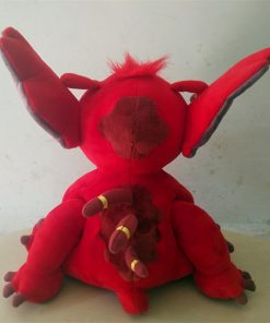 Grande Peluche Stitch Rouge 35 Cm Grosse Peluche Pour Garcon Et Fille