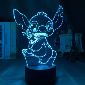 Lampe Stitch - Veilleuse enfant - Lampe enfant - Stitch - Lampe 3D