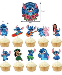 Stitch Birthday Decoration Balloon Cake Decoration