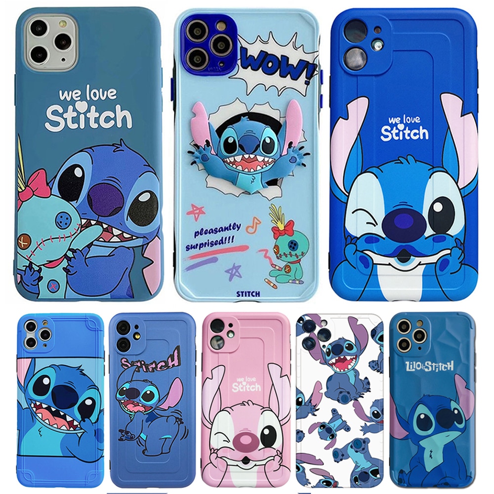Coque pour iPhone 12 - Stitch Pikachu Bébé